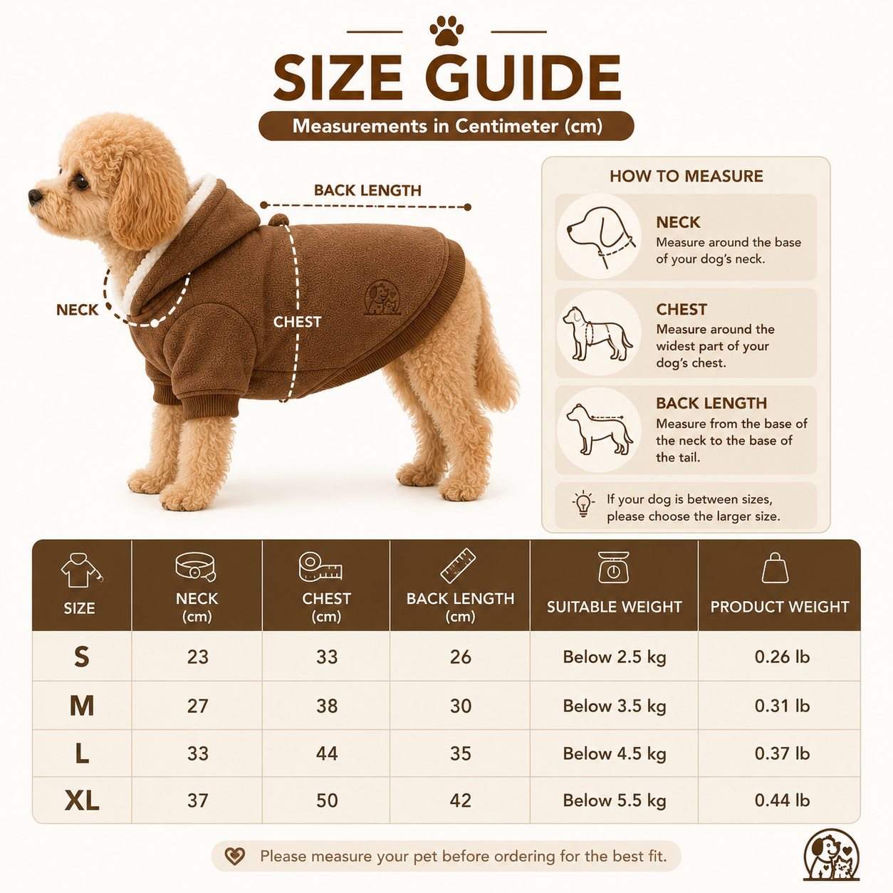 Winter Dog Hoodie – Dog Coat for Small & Medium Dogs - Image 8
