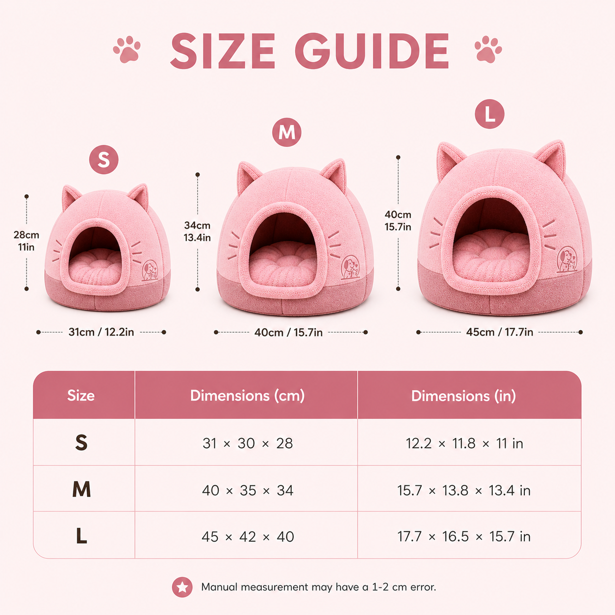 Cat Cave Bed – Enclosed Pet Bed for Cats & Small Dogs - Image 7