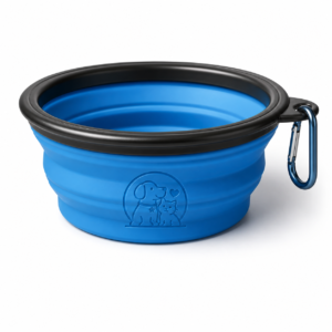 Collapsible Silicone Pet Bowl – Foldable Feeding Bowl for Dogs & Cats