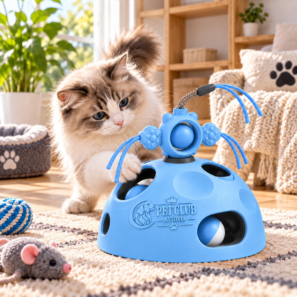 Interactive Cat Ball Teaser Toy - Image 4